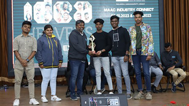 First prize for Miniature Creation at MAAC Industry Connect with team IdeaHeavens